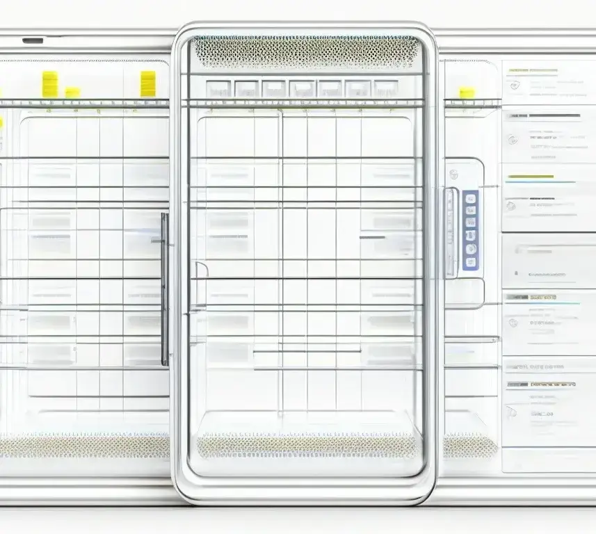 An electronic white door